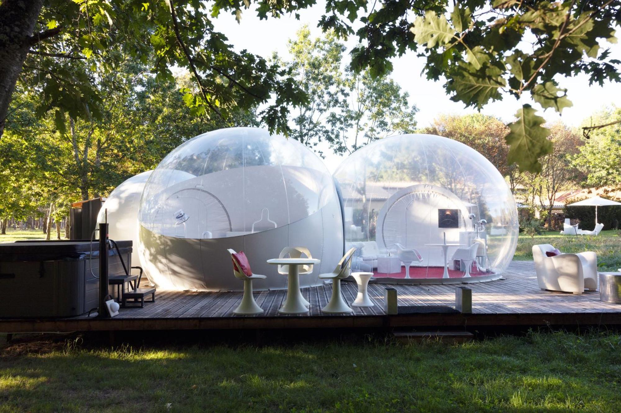 L Ost In Sensations -Hebergements Insolites Et Suites De Luxe Spa Sauna Piscine Foret Marcenais Exterior foto